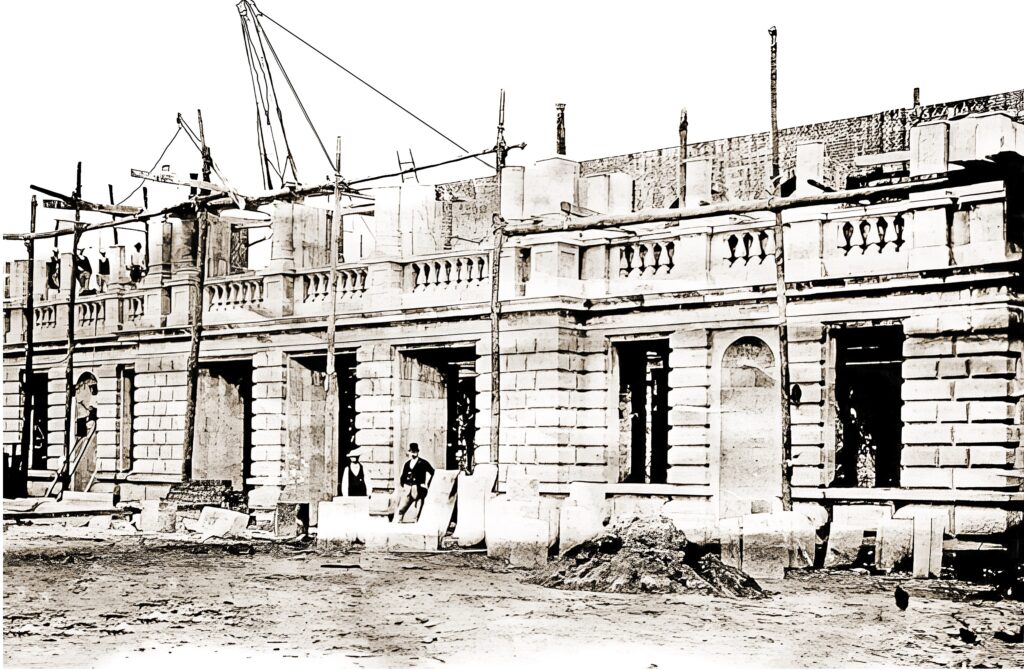 Construcción del Teatro Nacional