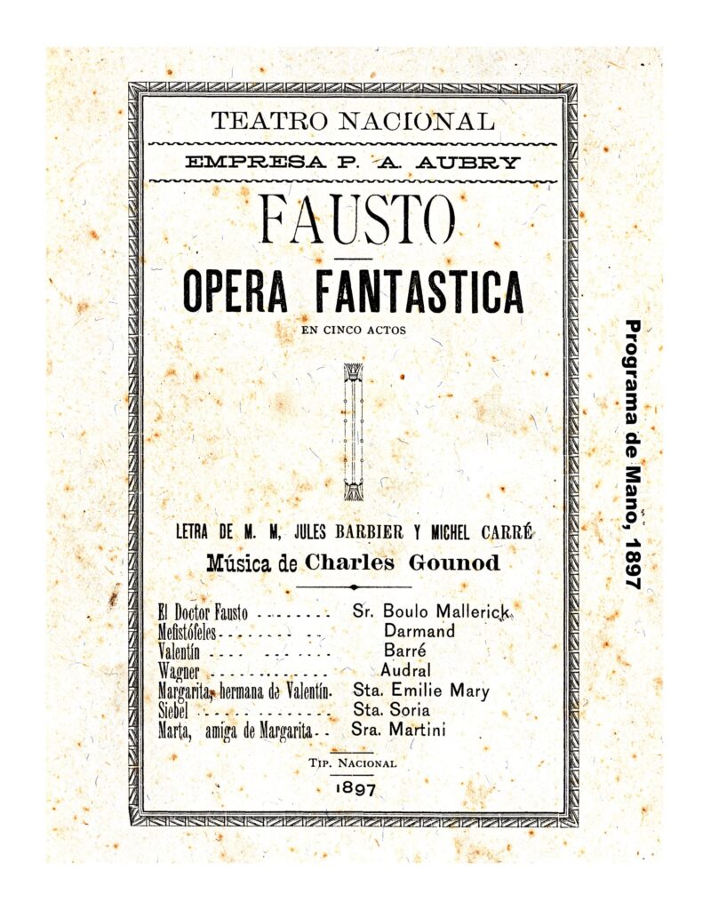 Construcción del Teatro Nacional